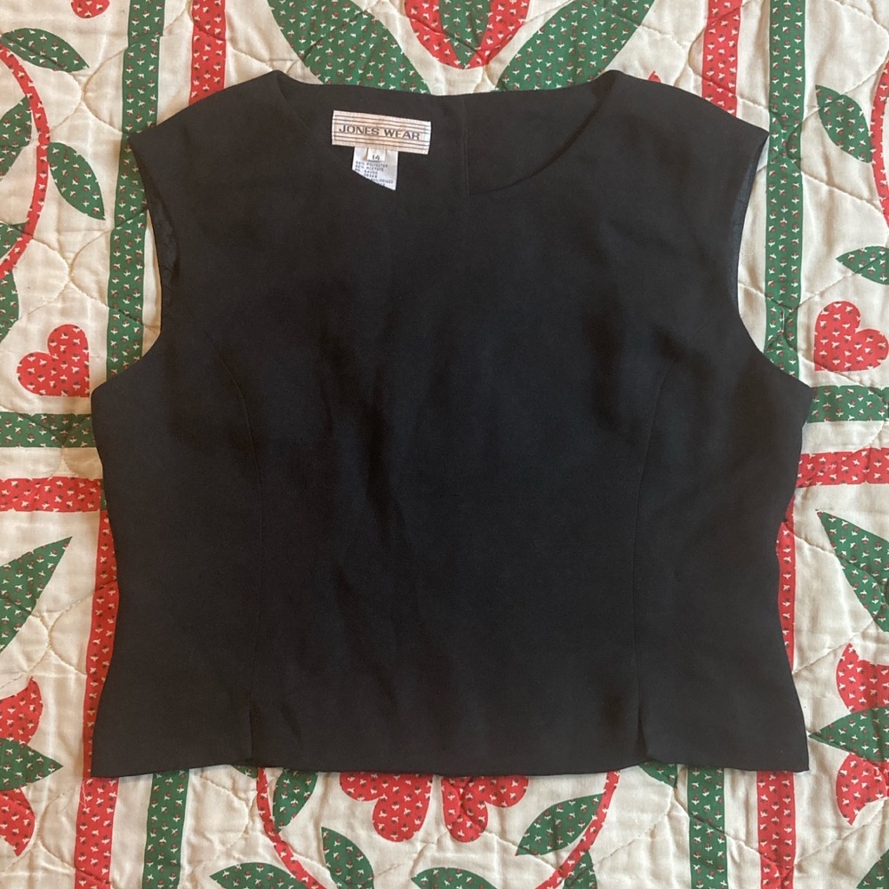 90’s cropped vest